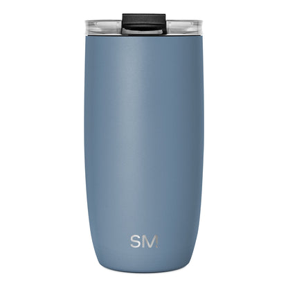 Voyager Tumbler with Clear Flip Lid & Straw