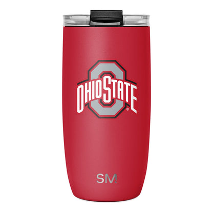 Collegiate Voyager Tumbler with Clear Flip Lid & Straw