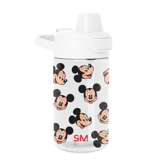 Summit Kids Plastic Water Bottle with Simple Flip Straw Lid